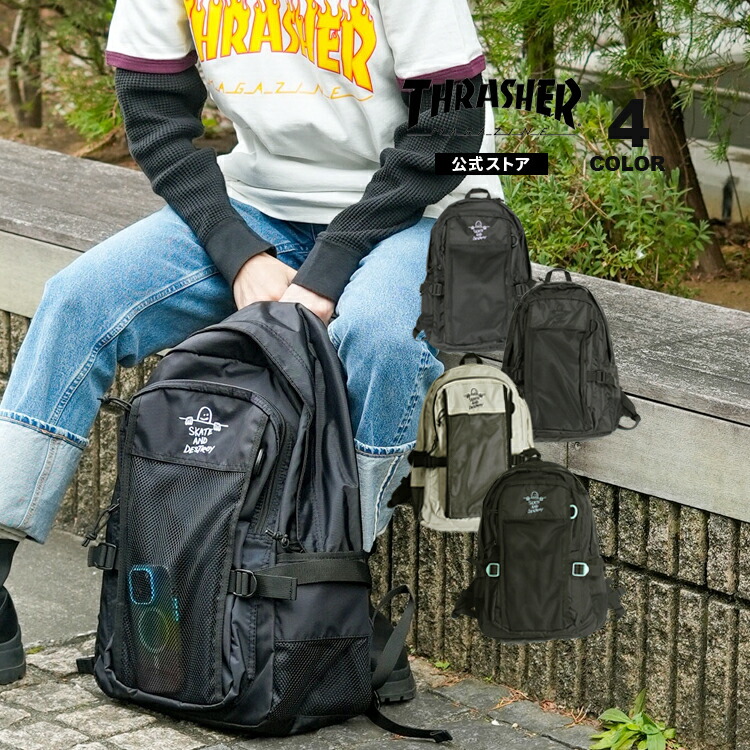 THRASHER（スラッシャー） リュック バックパック THRASHER GONZ BACK