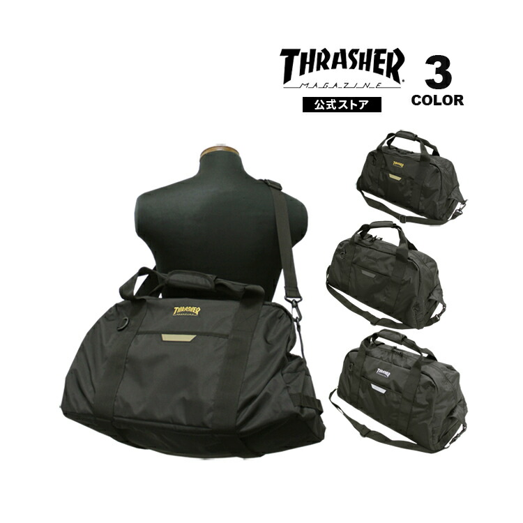 THRASHER（スラッシャー） ダッフルバッグ THRASHER RUNNING PUSH