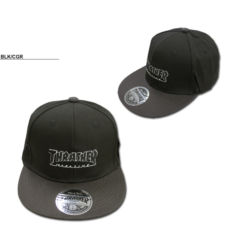 THRASHER スラッシャー キャップ HOMETOWN SNAP BACK FLAT CAP