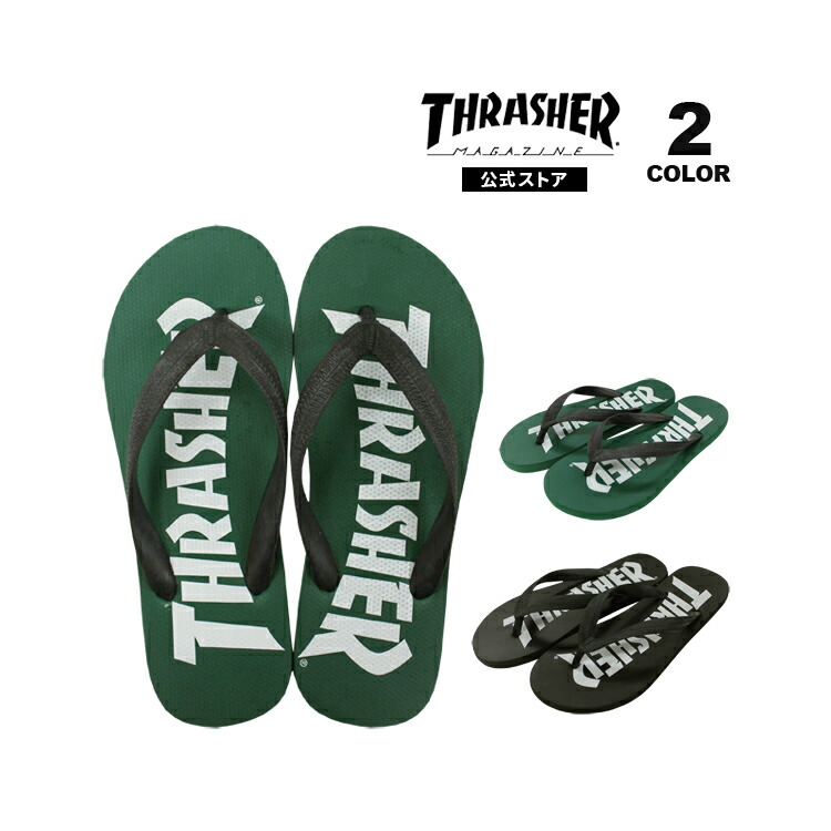 【 】BEACH ビーチサンダル THRASHER SALE アウトレット スラッシャー サンダル CYAARVO