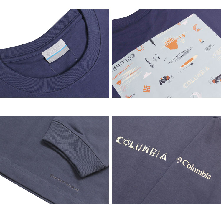 Columbia（コロンビア） SALE 長袖Tシャツ Columbia Lake to Avenue