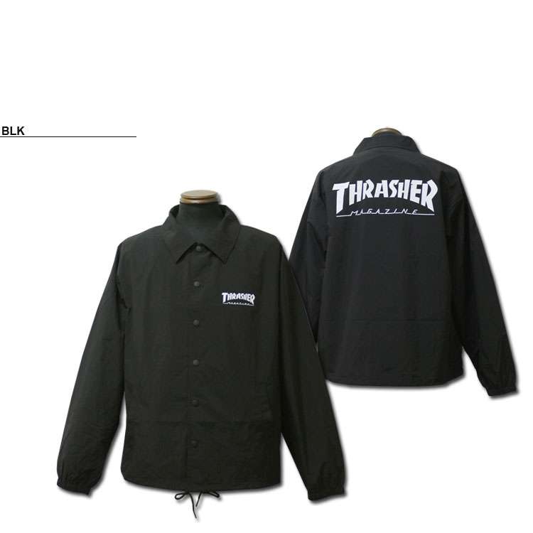 SALE スラッシャー ジャケット THRASHER NYLON COACH JACKET ナイロン
