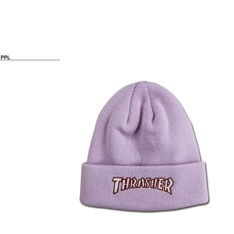 THRASHER（スラッシャー） ビーニー ニット帽 THRASHER Outline LOGO