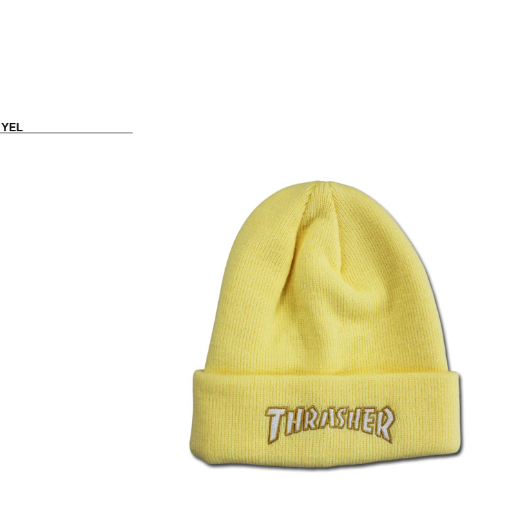 THRASHER（スラッシャー） ビーニー ニット帽 THRASHER Outline LOGO