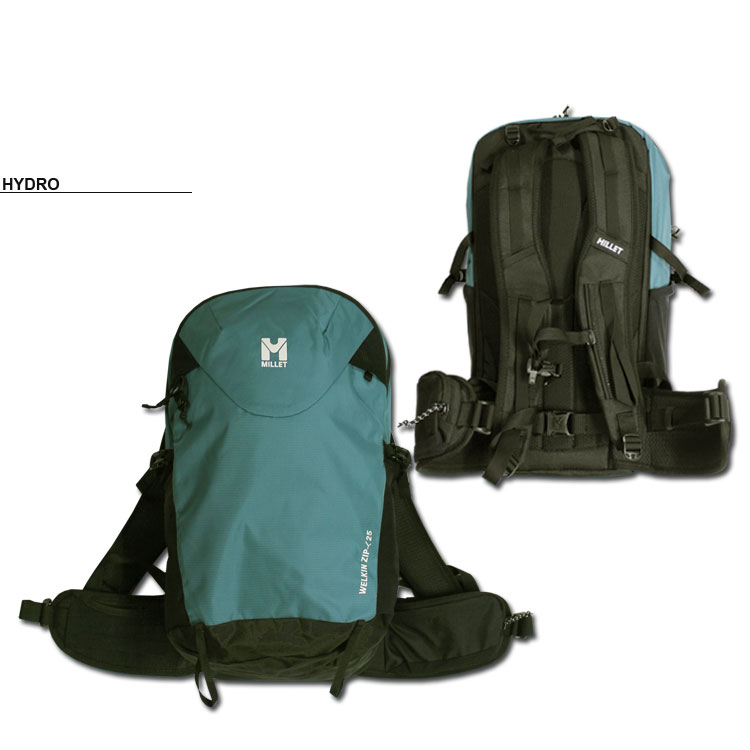 美品 MILLET リュックサック バックパック Z027 MILLET リュックサック ミレー レディース フラップ かぶせ