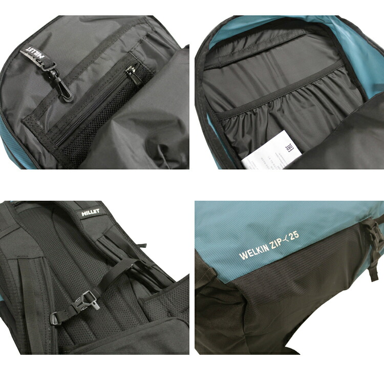 ミレー リュック MILLET WELKIN ZIP BACK PACK 25L バックパック