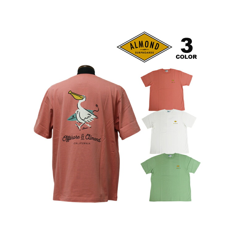 20％OFF 在庫一掃SALE】SALE オフショア Tシャツ OFF SHORE ALMOND