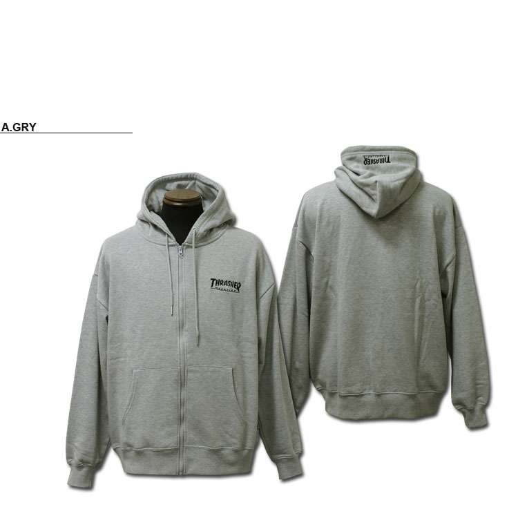 THRASHER（スラッシャー） パーカー THRASHER FULL ZIP HOODIE SWEAT