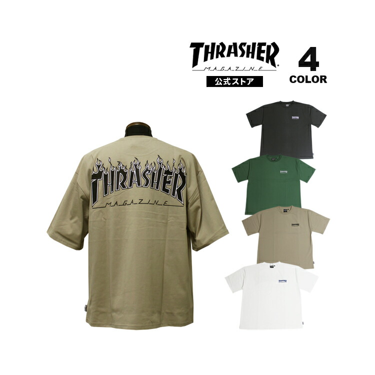 THRASHER（スラッシャー） SALE Tシャツ THRASHER FLAME LOGO S/S T