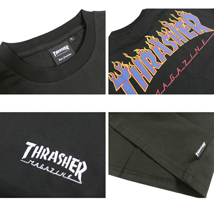 THRASHER SALE スラッシャー Tシャツ FLAME LOGO S/S T-SHIRTS
