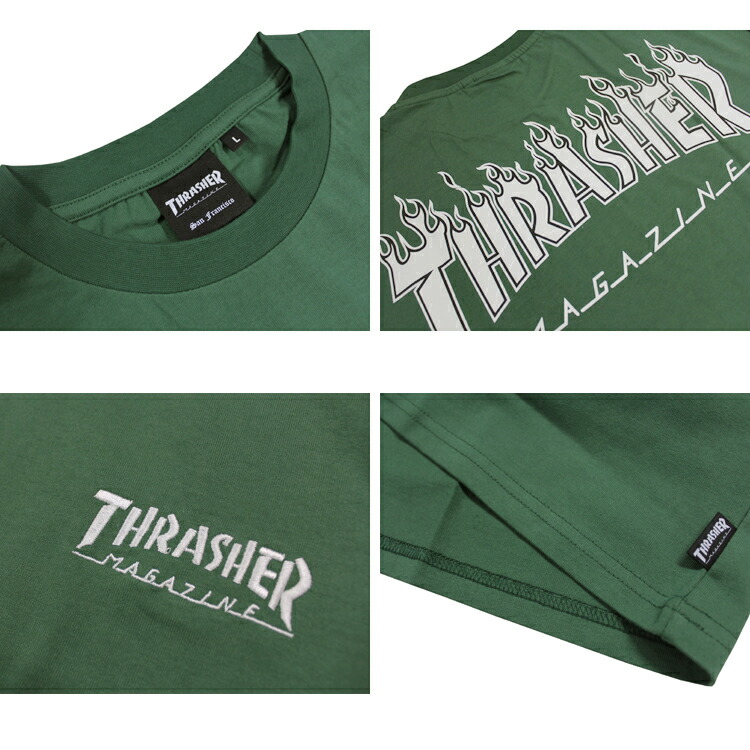 THRASHER SALE スラッシャー Tシャツ FLAME LOGO S/S T-SHIRTS