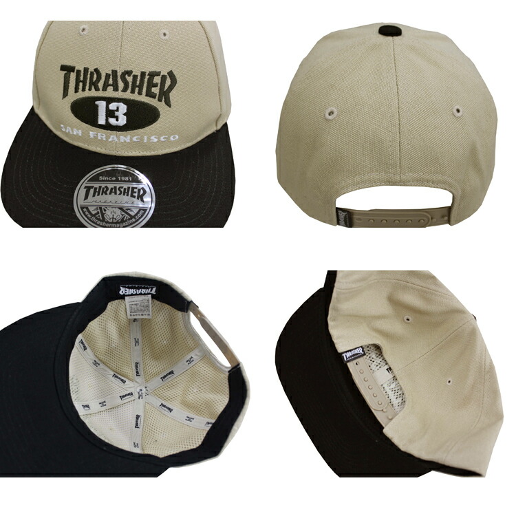 THRASHER（スラッシャー） キャップ THRASHER NEW OVAL SNAPBACK CAP