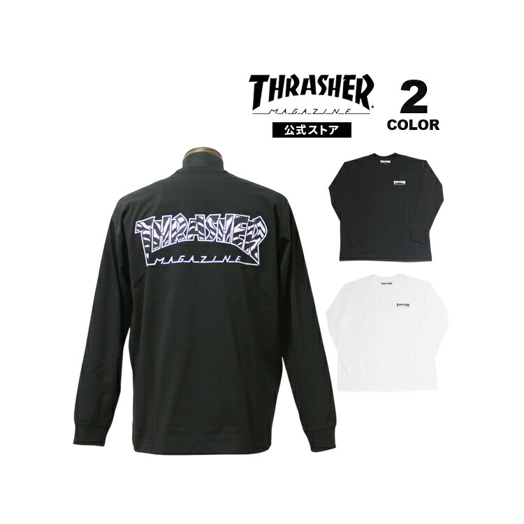 THRASHER（スラッシャー） SALE 長袖Tシャツ THRASHER ZEBRA LOGO