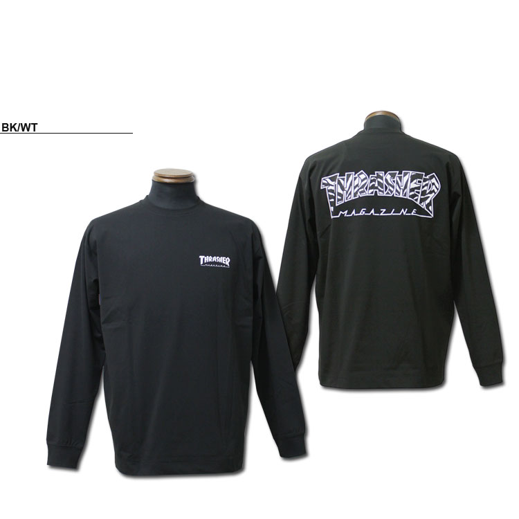 THRASHER（スラッシャー） SALE 長袖Tシャツ THRASHER ZEBRA LOGO