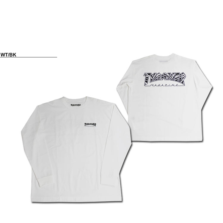THRASHER（スラッシャー） SALE 長袖Tシャツ THRASHER ZEBRA LOGO