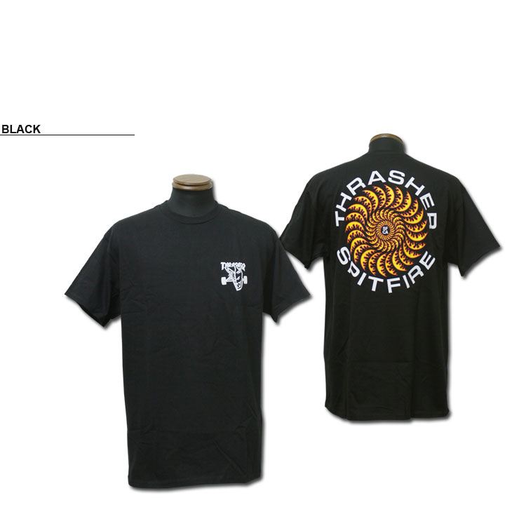 THRASHER（スラッシャー） Tシャツ THRASHER SPITFIRE CLASSIC SWIRL S