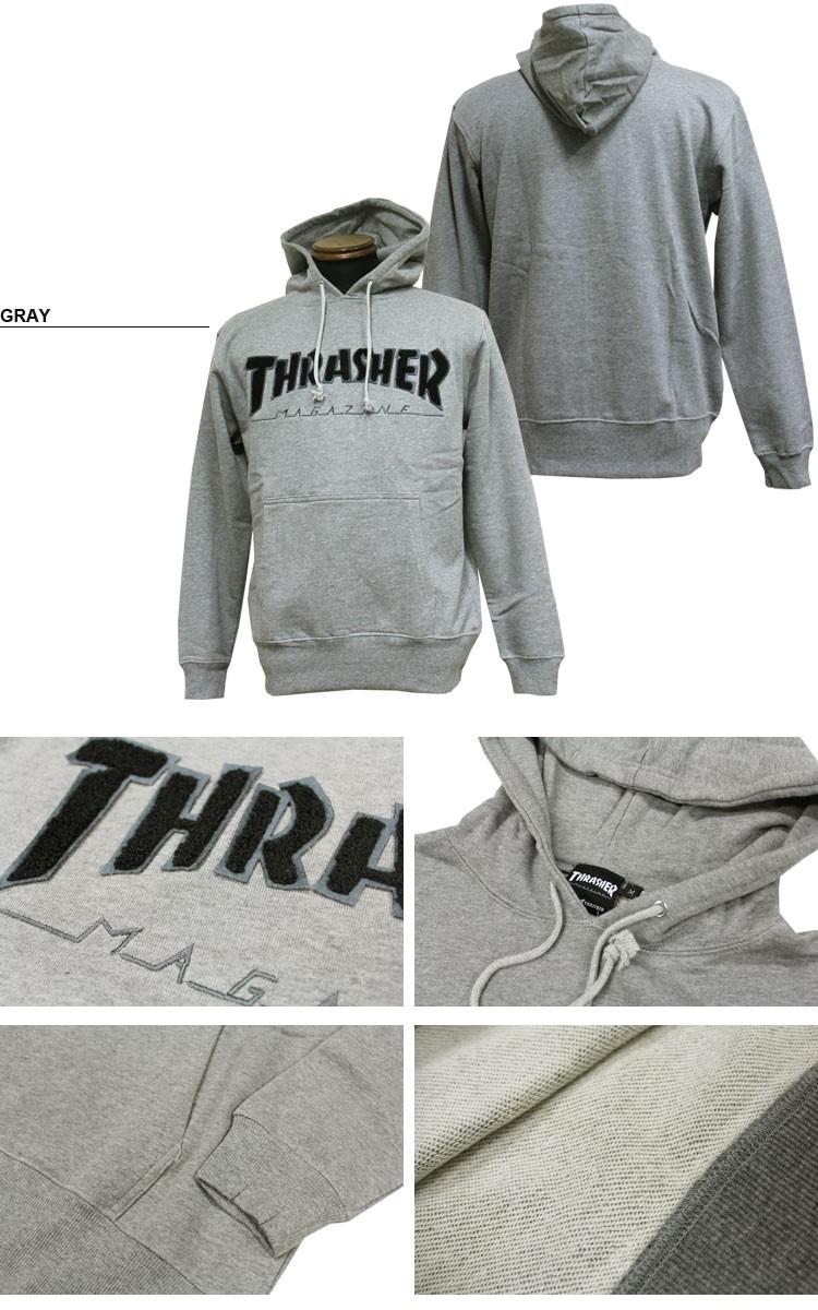 THRASHER SALE スラッシャー スエット パーカー ブラック 黒