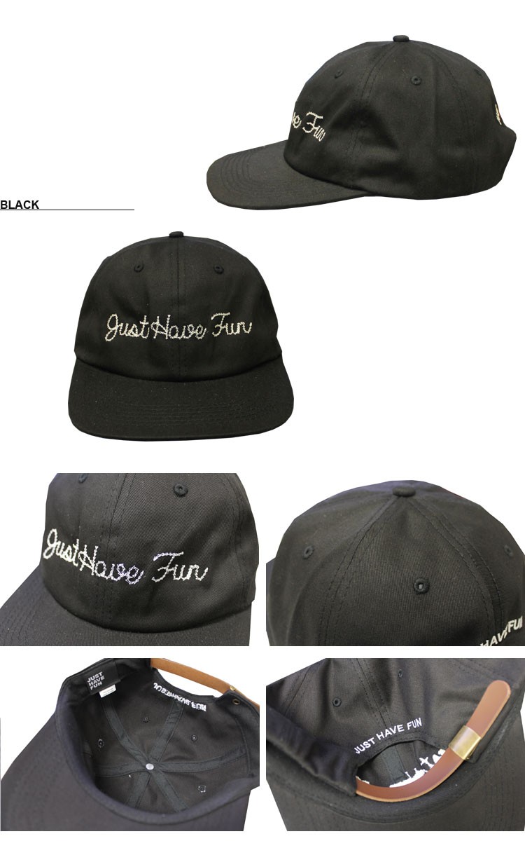 SALE JHF ジェイエッチエフ JUST HAVE FUN SINGLE STITCH STRAP BACK