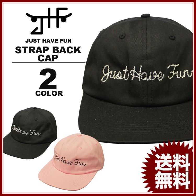 SALE JHF ジェイエッチエフ JUST HAVE FUN SINGLE STITCH STRAP BACK