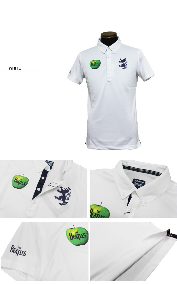 Admiral✖️Beatles コラボシャツ SALE Admiral アドミラル ポロシャツ THE BEATLES POLO SHIRTS