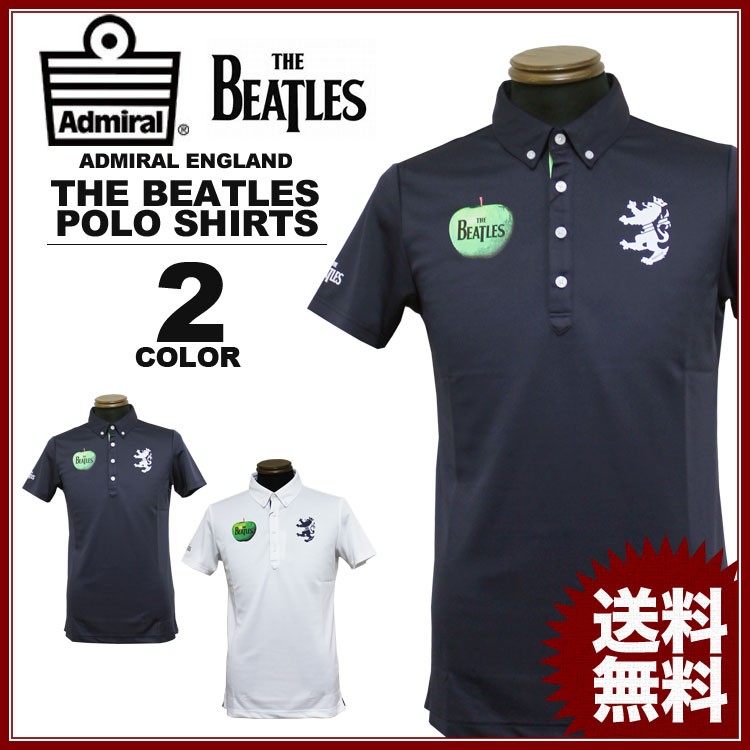 SALE Admiral アドミラル ポロシャツ THE BEATLES POLO SHIRTS 半袖