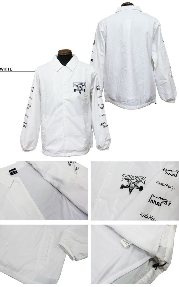 THRASHER SALE スラッシャー コーチジャケット Keith Haring THRASHER SALE スラッシャー コーチジャケット Keith Haring