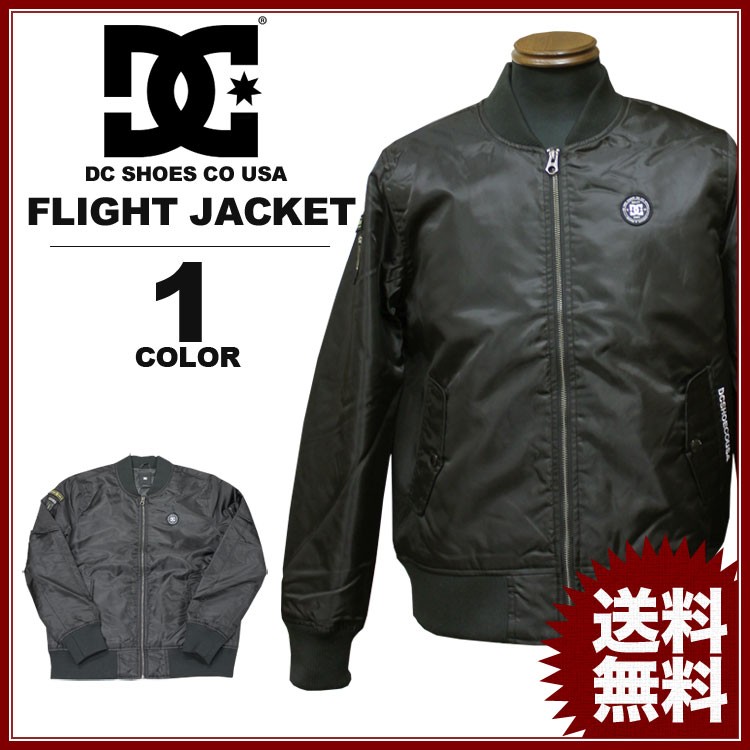 SALE ディーシー シューズ DC SHOES フライトジャケット 17 FLIGHT JACKET MA-1 ブラック 黒 メンズ アウトレット