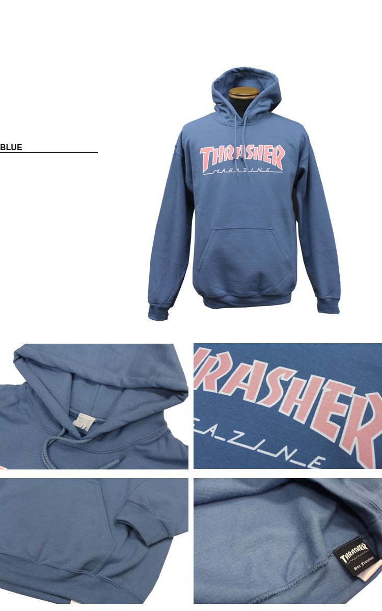 JACKSON MATISSEジャクソンマティス THRASHER ニットパーカー ブルー M-