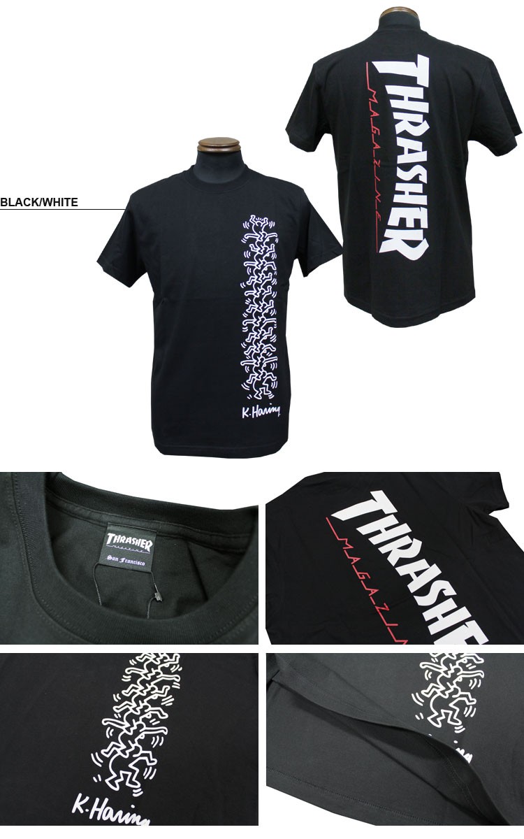 SALE スラッシャー THRASHER キースヘリング Tシャツ Keith