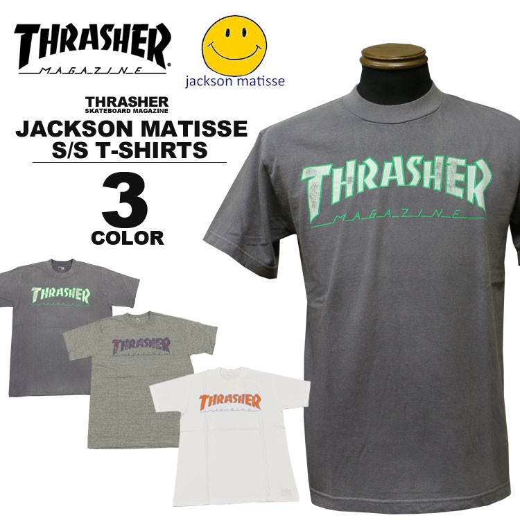 THRASHER（スラッシャー） THRASHER Tシャツ JACKSON MATISSE OUTLINE 