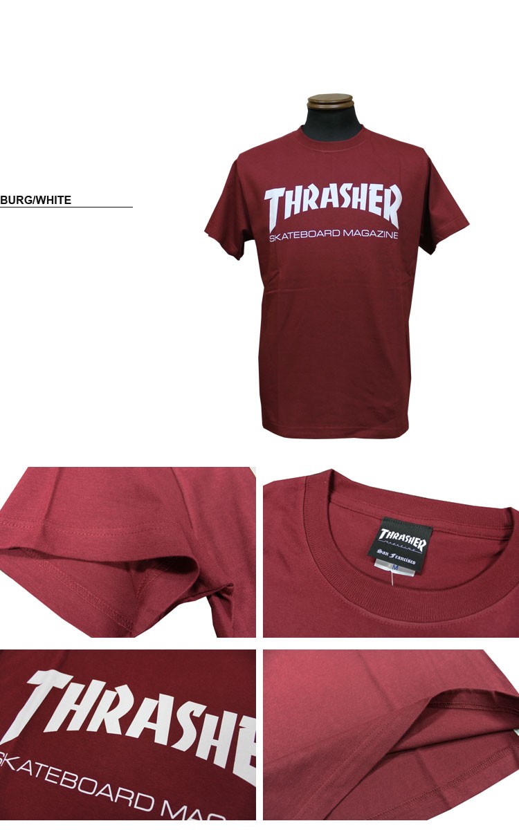 【希少】スラッシャー × ガール コラボ ファイヤーロゴ Tシャツ Lサイズ THRASHER（スラッシャー） (公式） tシャツ ロゴT MAG LOGO Tシャツ