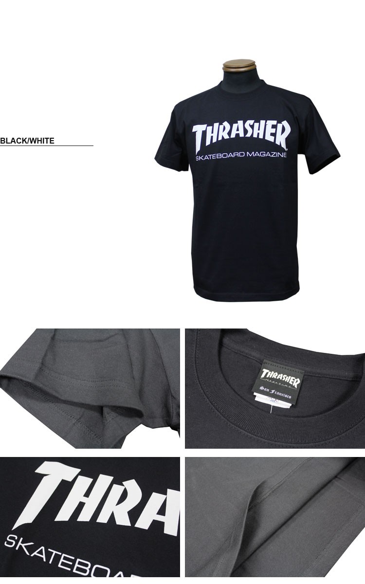 THRASHER（スラッシャー） (公式） tシャツ ロゴT MAG LOGO Tシャツ