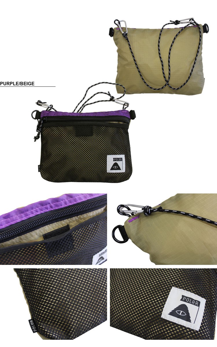 SALE ポーラー サコッシュ POLeR STUFFABLE POUCH SACOCHE ショルダーバック ポーチ メンズ レディース 全4色  アウトレット : 55100103 : RIFFLE PAGE - 通販 - Yahoo!ショッピング