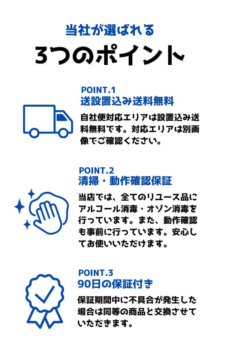 2人暮らし 中古 家電セット 冷蔵庫 洗濯機 電子レンジ ガスコンロ 4点