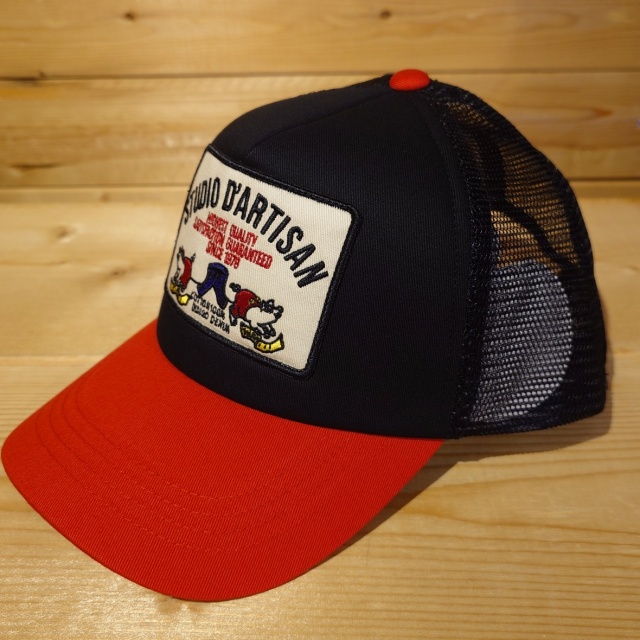 STUDIO D'ARTISAN（ステュディオ・ダ・ルチザン） MESH CAP 