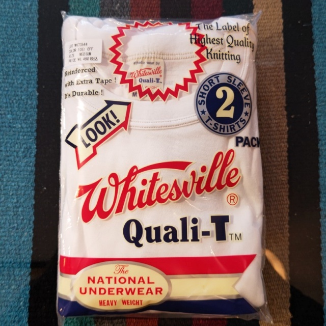 ホワイツヴィル Whitesville Tシャツ 2-Pack (WV73544) Col:Black,Off-White｜rigid-store｜03