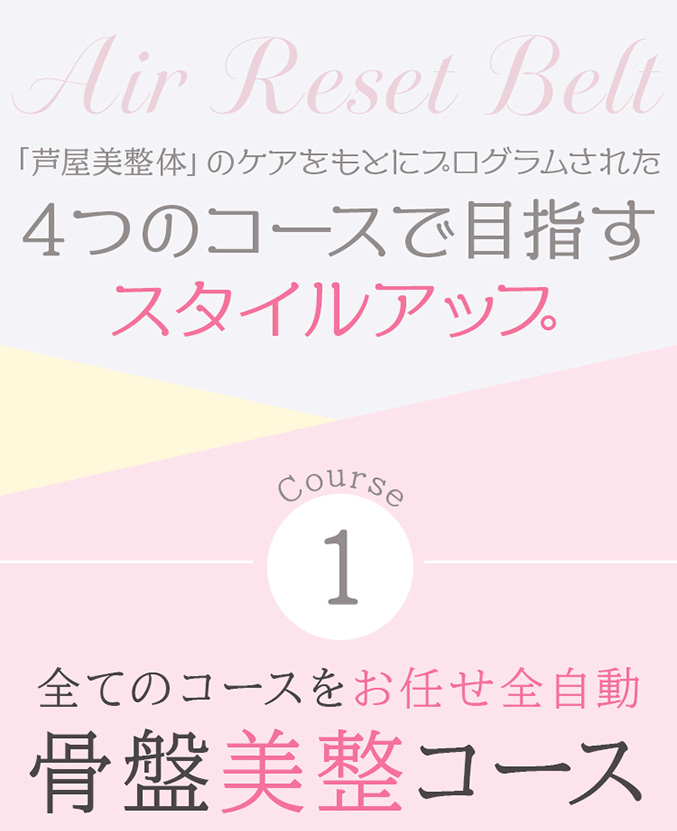 芦屋美整体 骨盤エアーリセットベルト