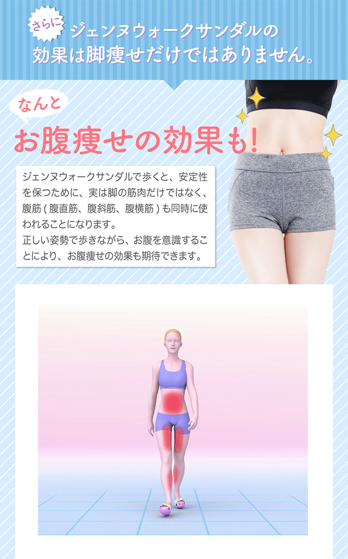 ジェンヌウォークサンダル