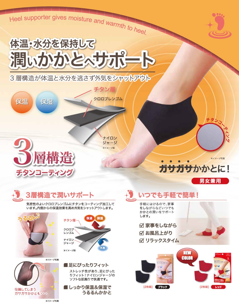 かかとつるん かかとケア 男女兼用 保湿 フットケア ソックス かかと