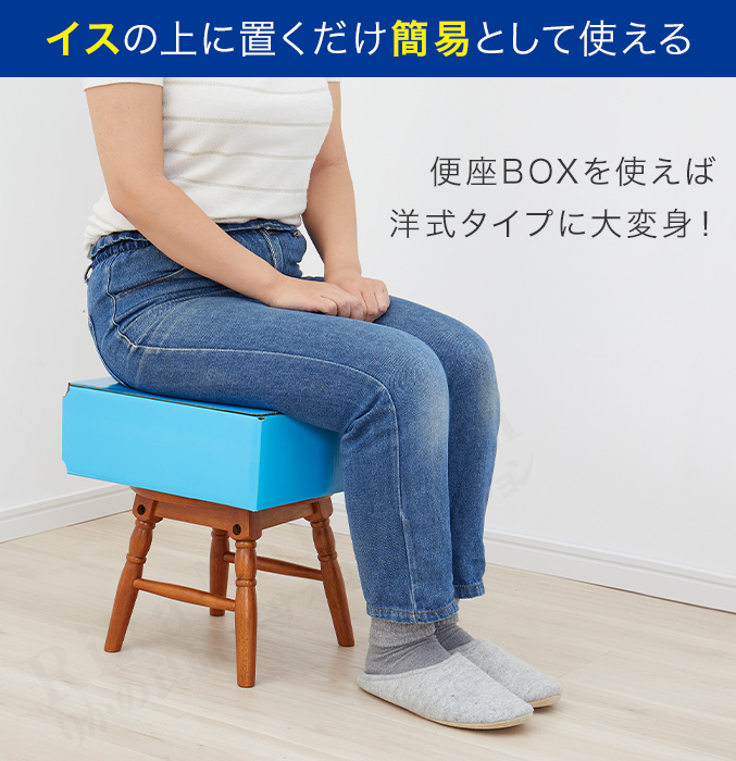 緊急トイレポット用便座BOX
