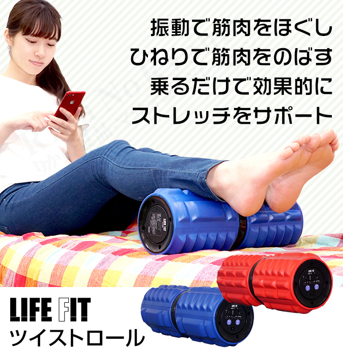 美ボディを目指す ストレッチ振動ロール スリムウェーブII