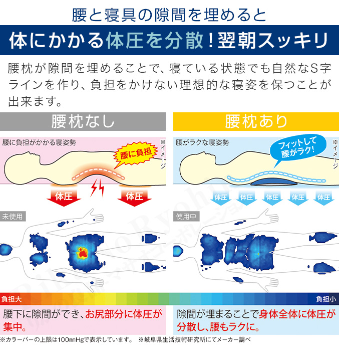 身体と眠りのプロが考えた 腰まくら