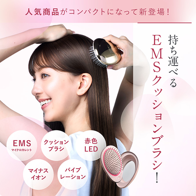 WAVEWAVE EMS Brush Air mini ems ブラシ ヘアブラシ ミニ サイズ