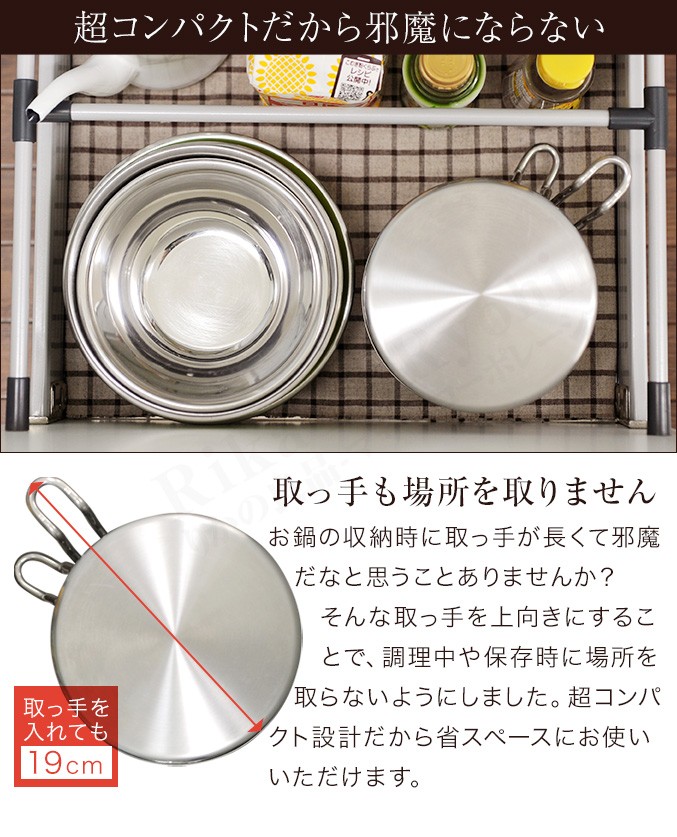 取っ手も場所を取らない 油ターン 14cm オ...の詳細画像4