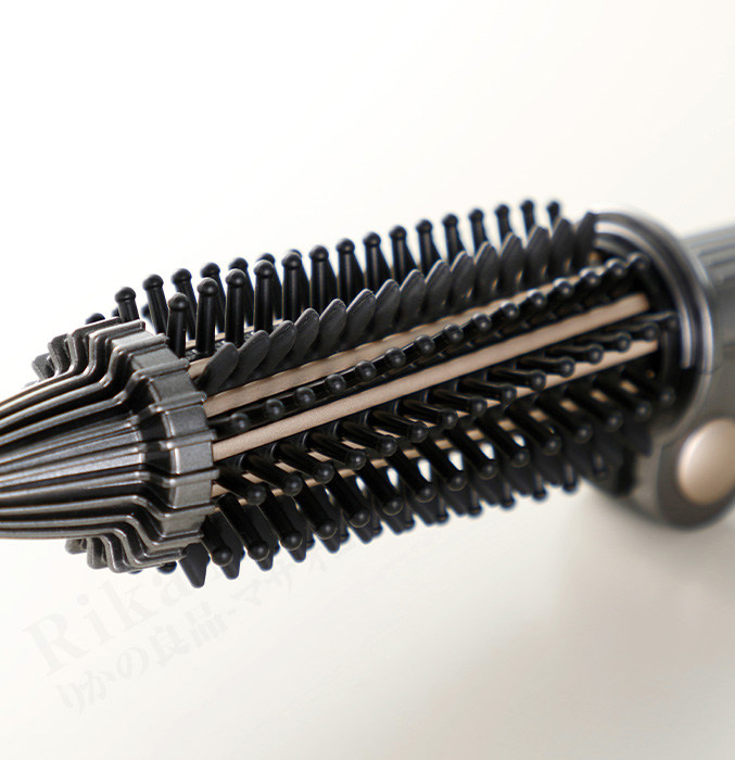 CREATEs（クレイツ） ロールブラシアイロン ネジッタ グレー アイロン