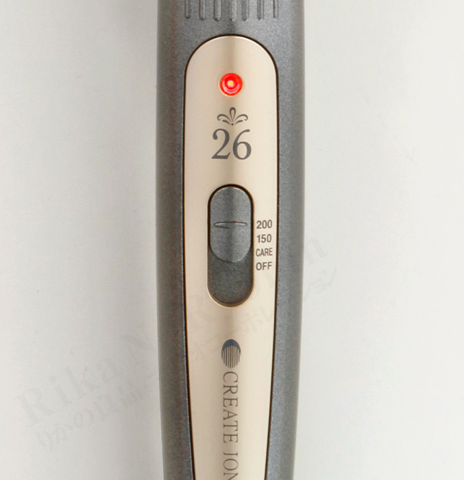 CREATEs（クレイツ） ロールブラシアイロン ネジッタ グレー アイロン