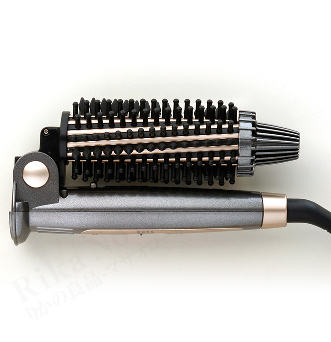 CREATEs（クレイツ） ロールブラシアイロン ネジッタ グレー アイロン