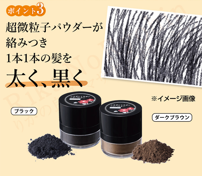 ふさぽん プランドゥ ふさぽんくろぽんヘアパウダー 8g 単品 日本製 ヒト