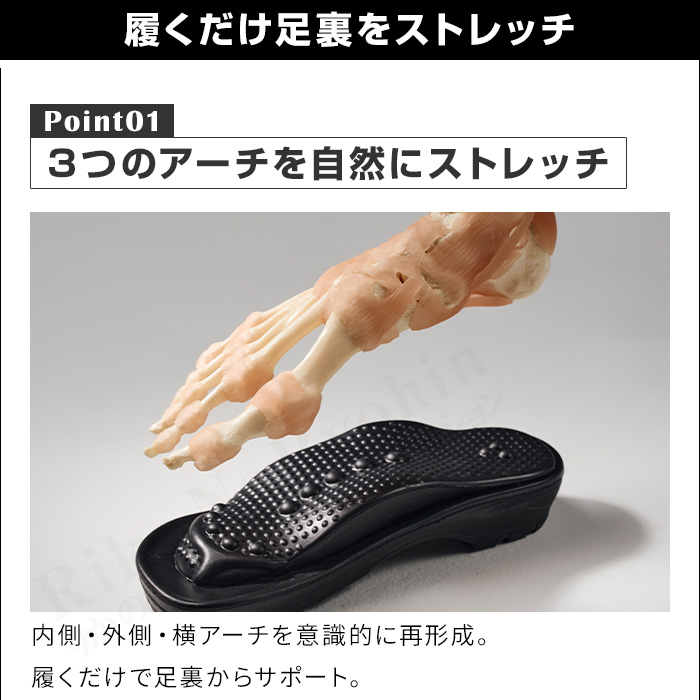 兼子ただし監修 Kaneko stretchサンダルEX ストレッチ サンダル 美姿勢