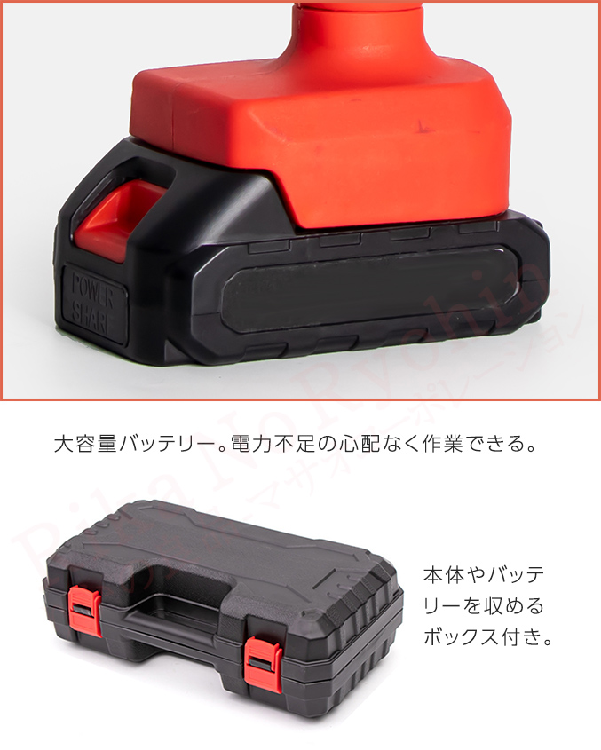 超軽量 コードレスLED付き電動チェーンソー ボックス付 電動のこぎり 超軽量 コードレスLED付き電動チェーンソー ボックス付 電動のこぎり